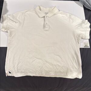 Untuckit XL White Polo Shirt Casual Cotton